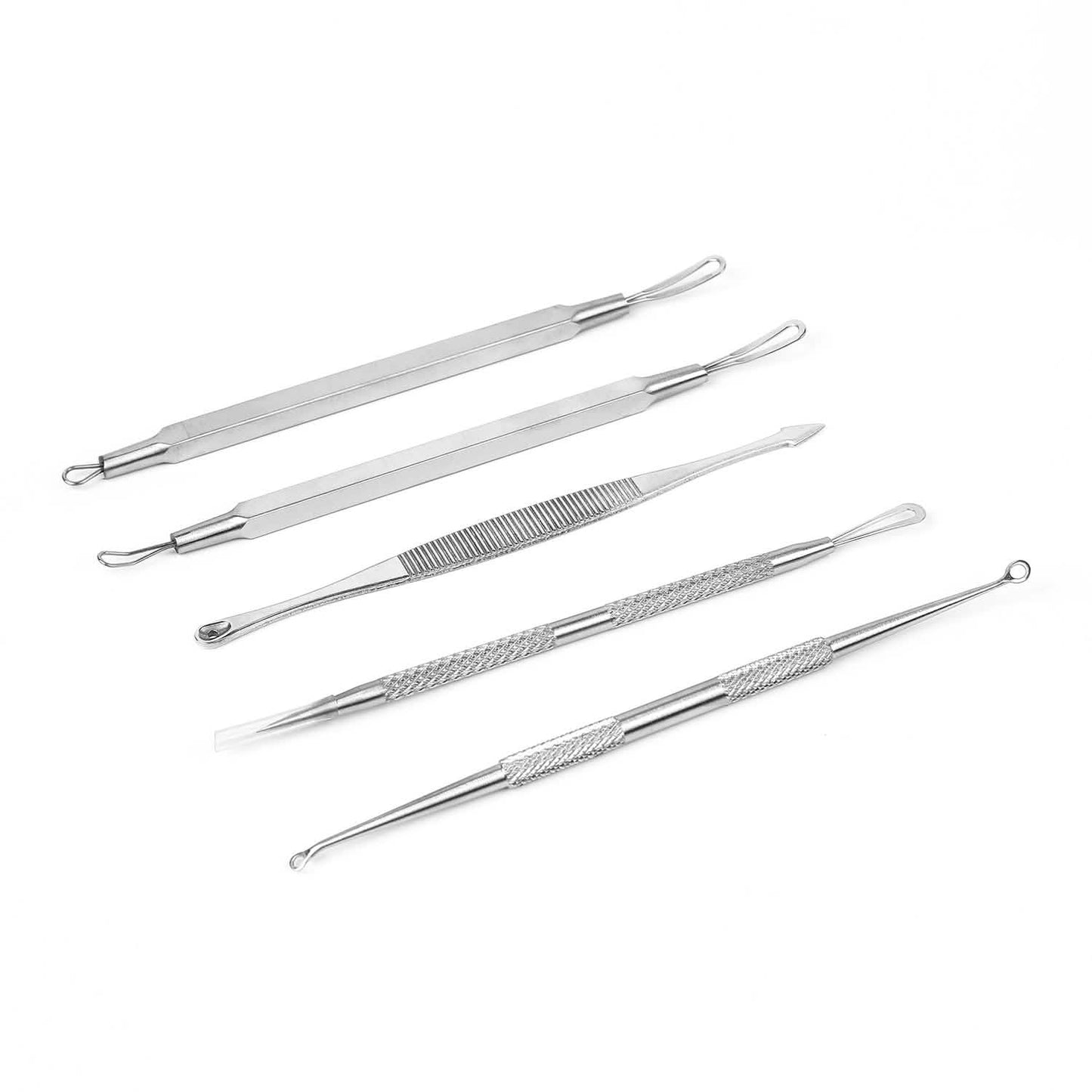 5-Piece Set: Blackhead Remover Kit Stainless Steel