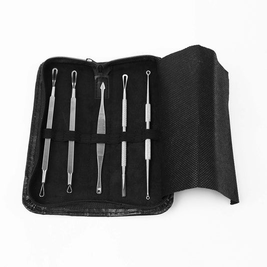5-Piece Set: Blackhead Remover Kit Stainless Steel