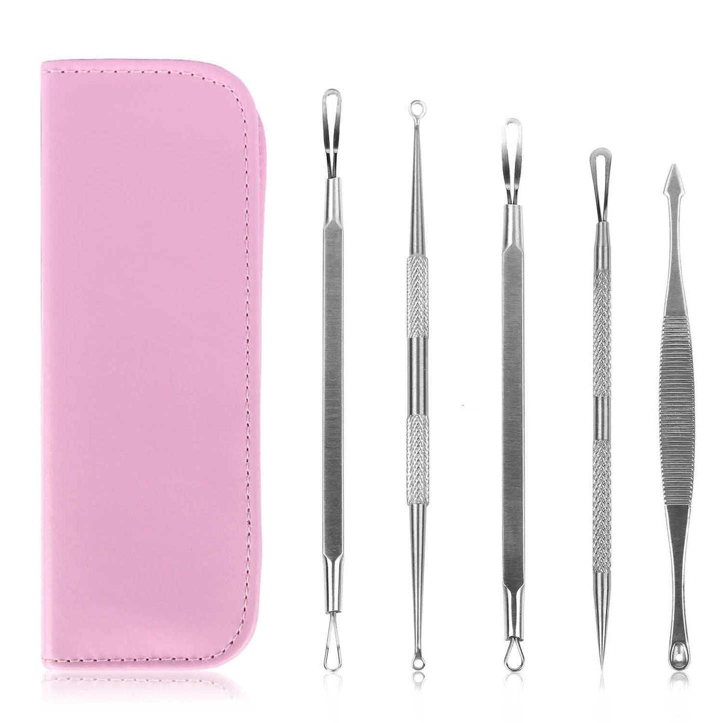5-Piece Set: Blackhead Remover Kit Stainless Steel