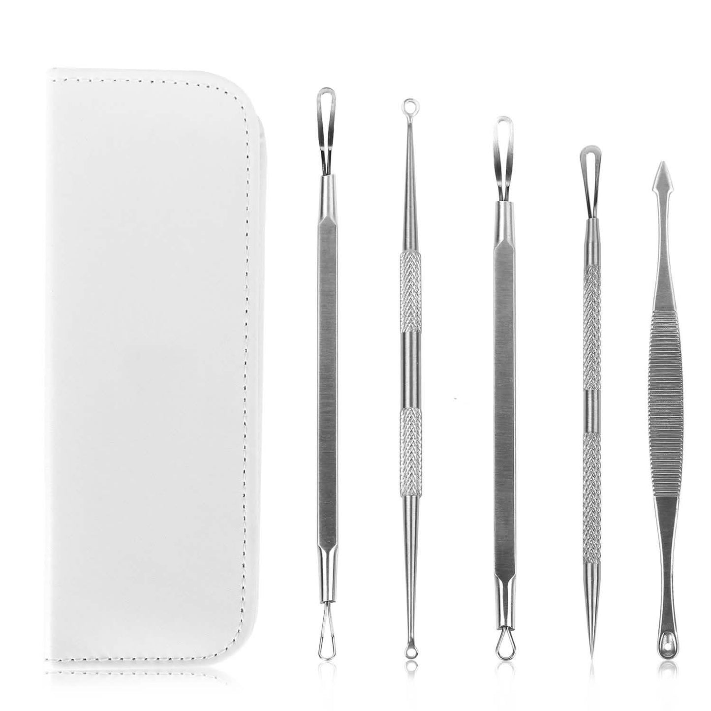 5-Piece Set: Blackhead Remover Kit Stainless Steel